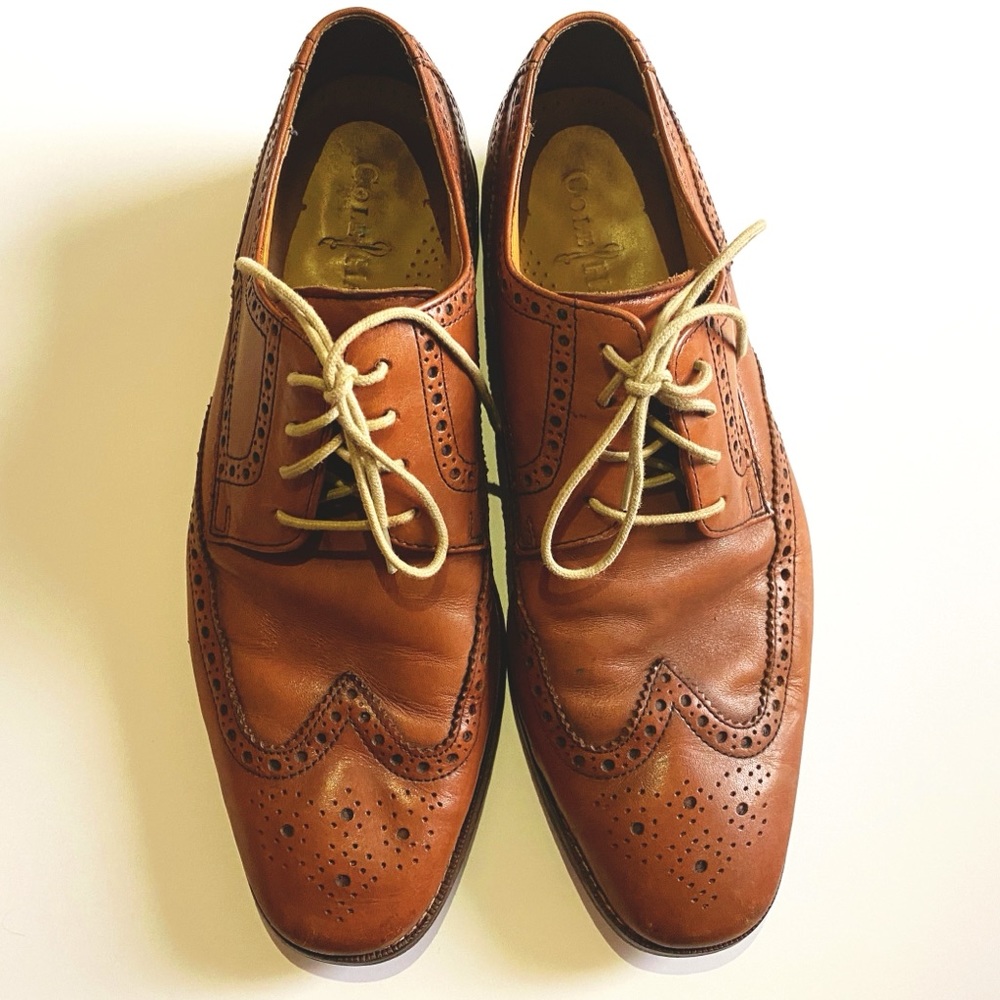 👞Cole Haan Cognac colored shoes 👞